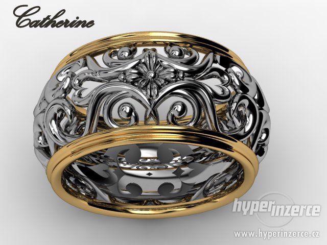 Exklusivní zlatý prsten"Catherine"-ORIN - foto 3