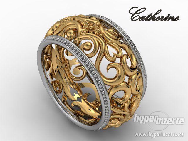 Exklusivní zlatý prsten"Catherine"-ORIN - foto 6