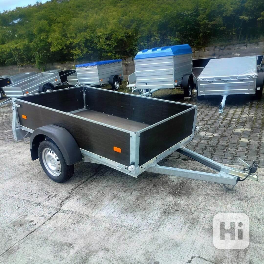 Předváděcí , profi vozík náprava 1300Kg + svařovaný rám, DPH - foto 1