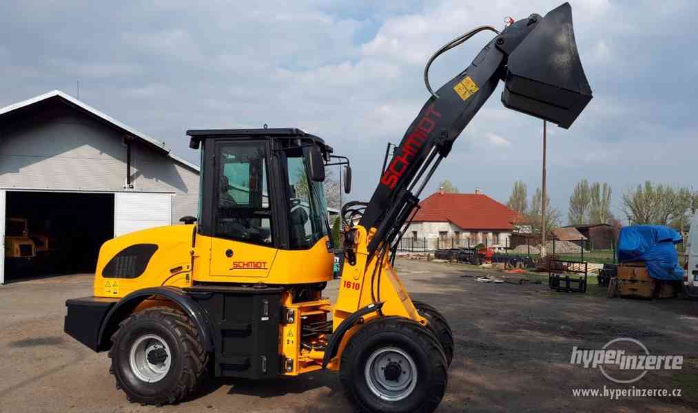 kloubový nakladač Schmidt 1610, 4x4 - nový stroj - foto 6