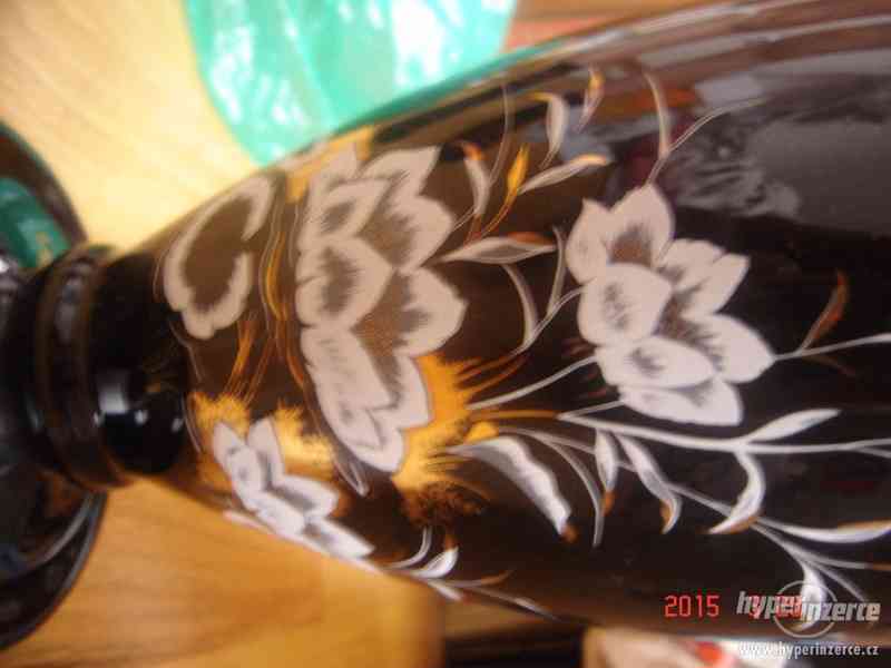 skleněná váza bohemia crystalex - foto 1