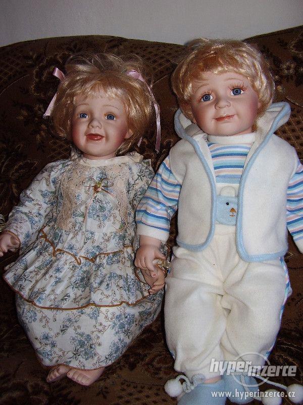 Starožitné porcelánové panenky - foto 1