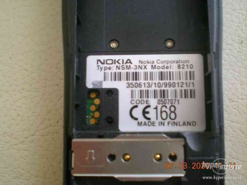 Nokia 8210 - mobilní telefony z r.1999 od 150,-Kč - foto 11