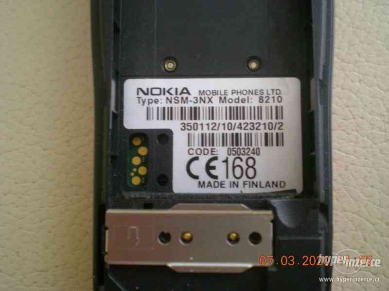 Nokia 8210 - mobilní telefony z r.1999 od 150,-Kč - foto 16