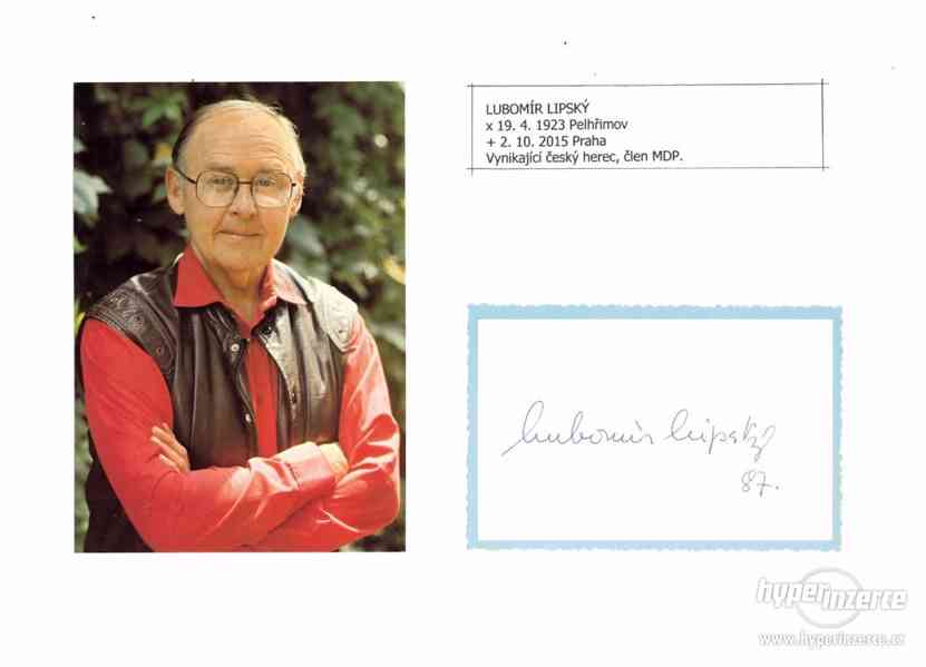 Autogram Lubomíra Lipského - foto 3