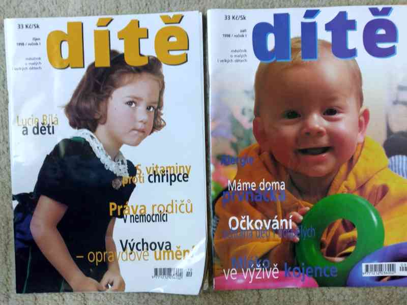 Starší  časopisy Maminka, Betynka, Miminko, Máma a já, Dítě - foto 4