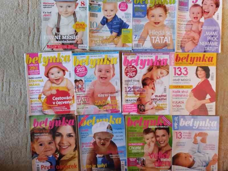 Starší  časopisy Maminka, Betynka, Miminko, Máma a já, Dítě - foto 6