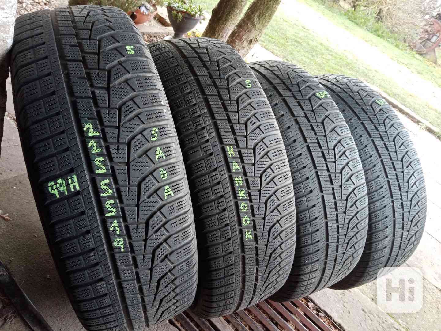 Zimní pneu 4kusy 225/55/19 vzorek 70% HANKOOK - dobírka - foto 1