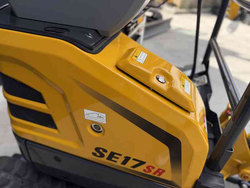 MINIBAGR SHANTUI SE17SR - 1,8t, motor Kubota, Euro 5 - foto 15