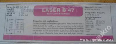 Svařovací obalené elektrody GEKA LASER B 47 4.0mm - foto 1