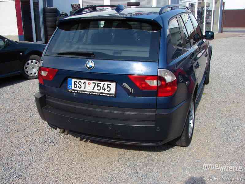 BMW X 3 3.0D (150 kw) r.v.2004 Koupeno v ČR - foto 4
