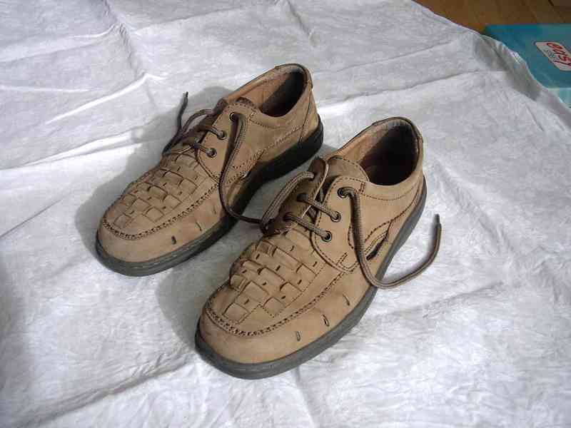 Elegantní pánské kožené boty EasyStreet, velik. 44