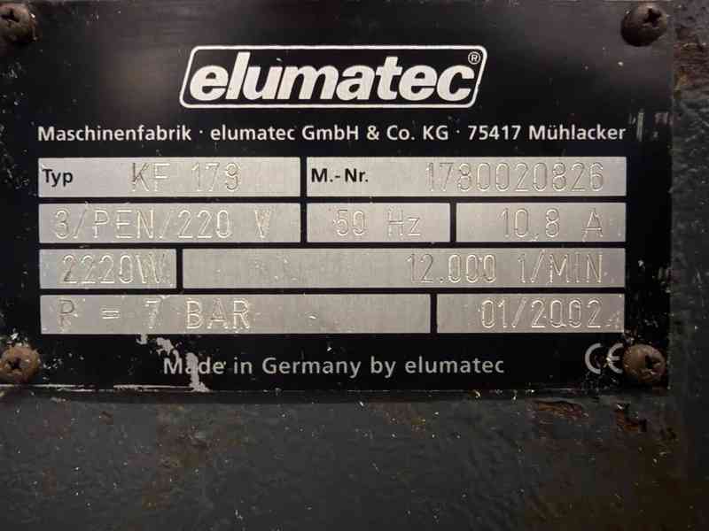 elumatec KF 178 Třívřetenová kopírovací fréza  - foto 8