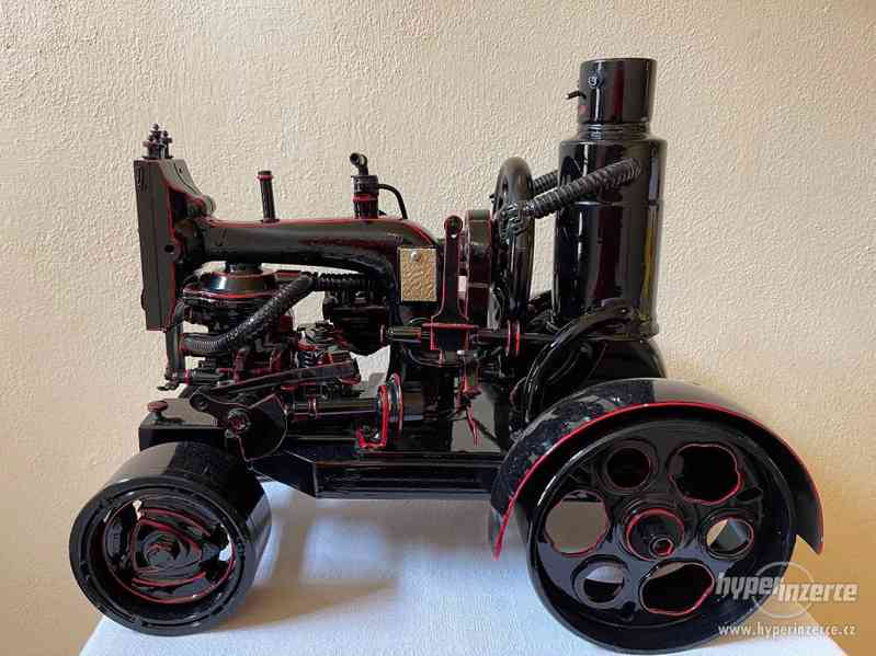 Kovový designový traktor 53 cm - foto 4