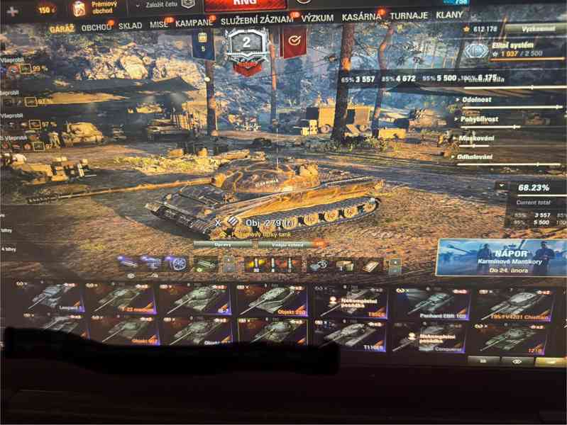 World of tanks TOP účet - foto 18