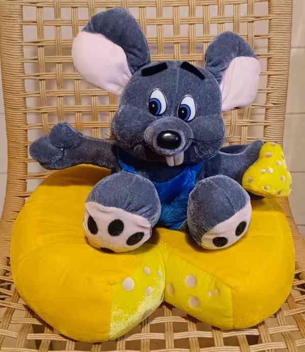 NOVÁ !! Větší plyšová MYŠ - foto 3