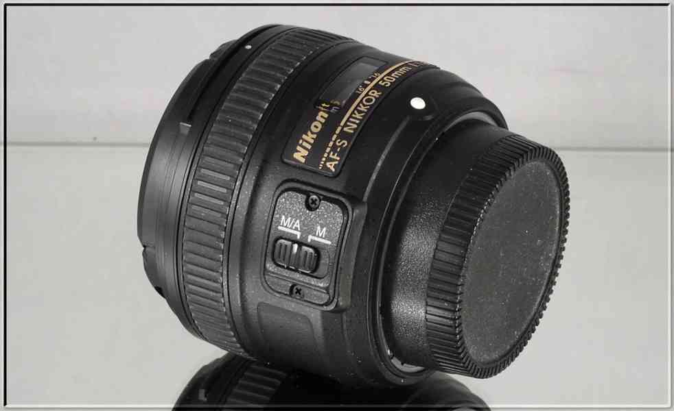 Nikon AF-S Nikkor 50mm f/1.8 G **1:1.8 FX Pevný - foto 6