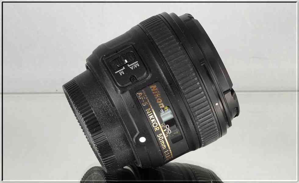 Nikon AF-S Nikkor 50mm f/1.8 G **1:1.8 FX Pevný - foto 7