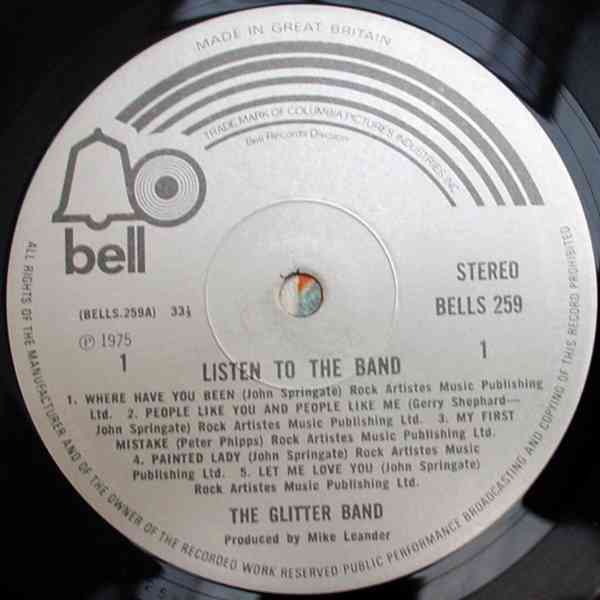 The Glitter Band – Listen To The Band ( LP ) - foto 4