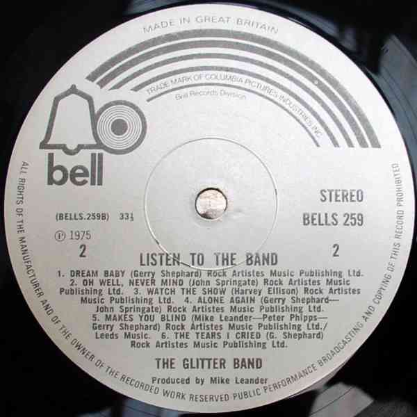 The Glitter Band – Listen To The Band ( LP ) - foto 5