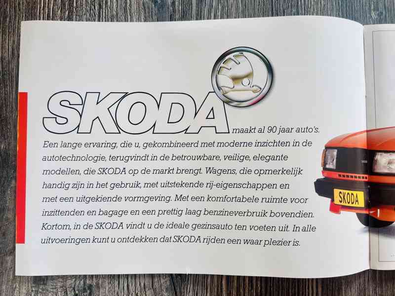 Dobový prospekt Škoda 105 - 120 - 130 serie ( 198X ) NL - foto 2