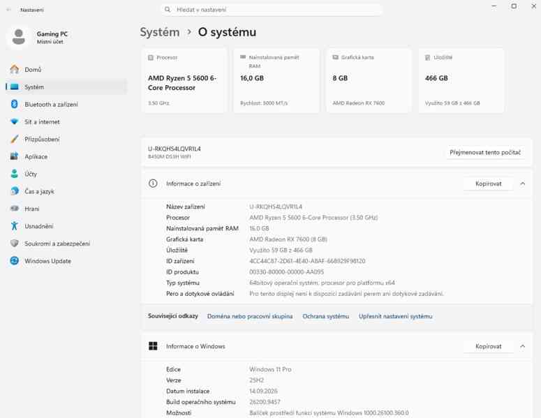 🔥 HERNÍ PC RYZEN 5 5600, 16GB RAM, RX 7600, SSD, WIFI 🔥 - foto 8