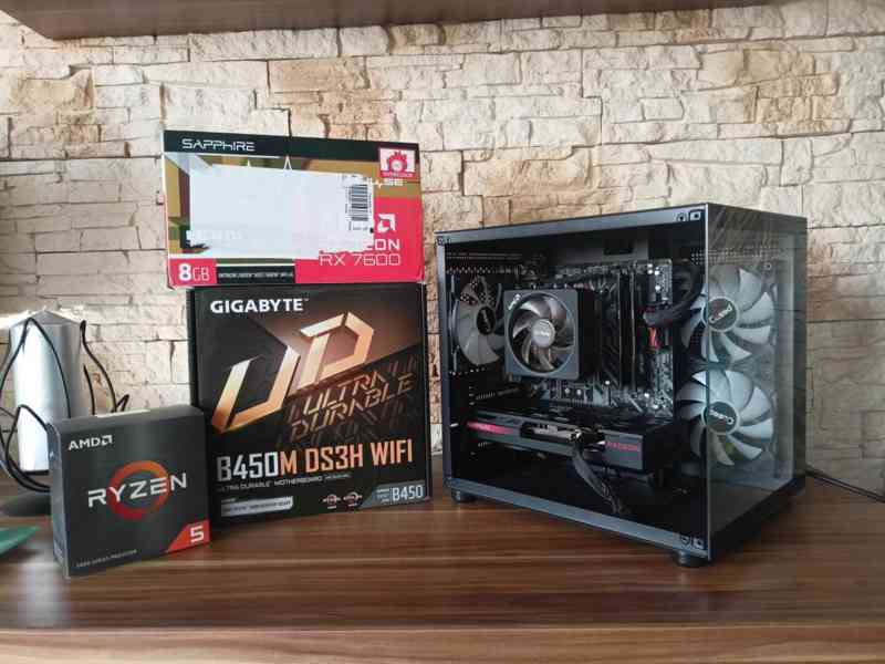 🔥 HERNÍ PC RYZEN 5 5600, 16GB RAM, RX 7600, SSD, WIFI 🔥 - foto 6