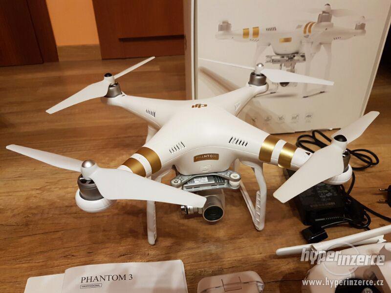 4K dron DJI Phantom 3 Professional - výborný stav - foto 2