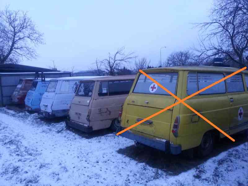 ŠKODA 1203  TAZ 1500 minibus valník dodávka sanitka pohřebák - foto 9