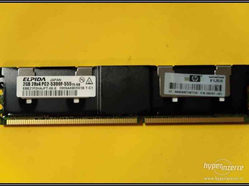 Paměť Elpida 2GB ECC DDR2 PC2-5300F 667MHz 2Rx4 6EE - foto 1