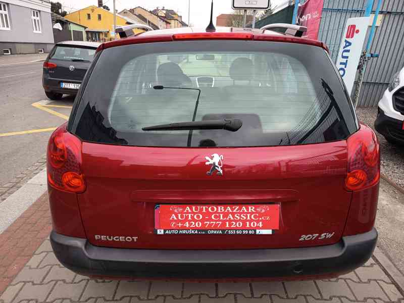 PEUGEOT 207 SW 1,4i Comfort ČR 1.majitel  - foto 11