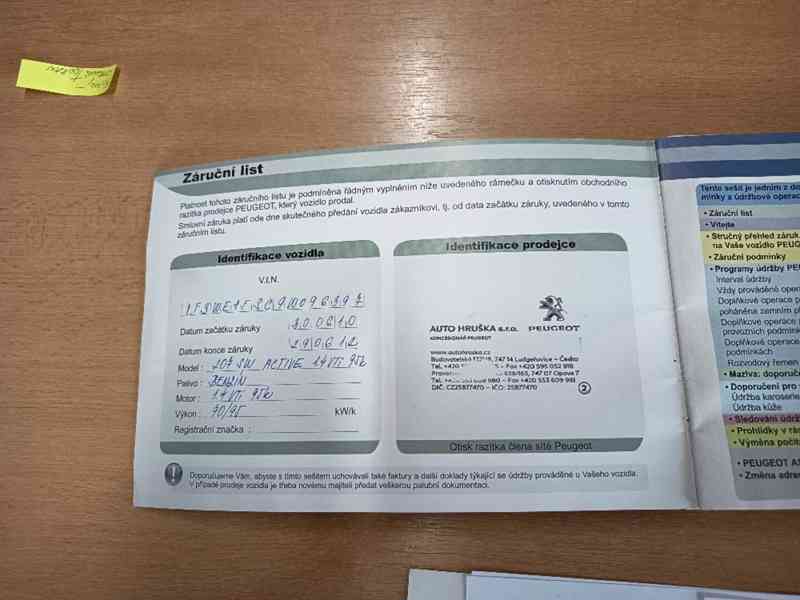 PEUGEOT 207 SW 1,4i Comfort ČR 1.majitel  - foto 22