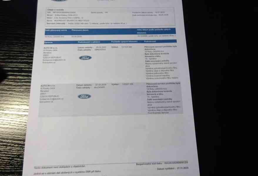 Ford S-Max 2.0 TDCI r.v.2010 (103 kw) el.serviska (DPH) - foto 22