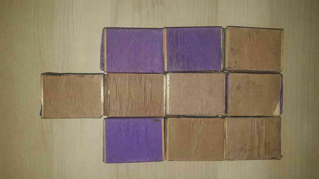 Staré dýhované krabičky. - foto 2