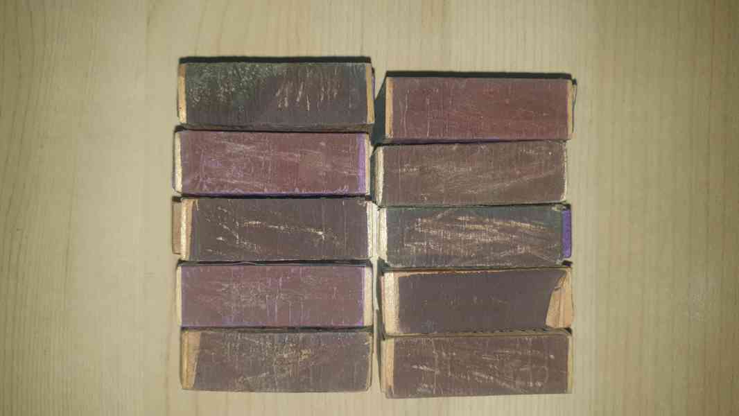 Staré dýhované krabičky. - foto 3