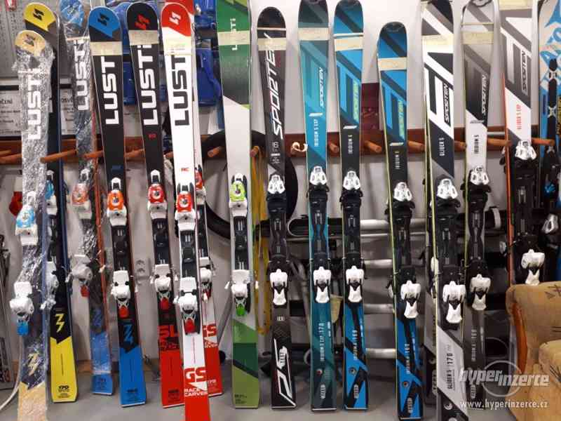 Prodám testovací lyže "nové" Sporten Lusti - foto 1