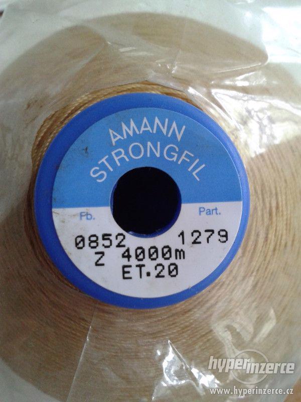 Prodám průmyslové šicí nitě AMANN Strongfil - foto 3