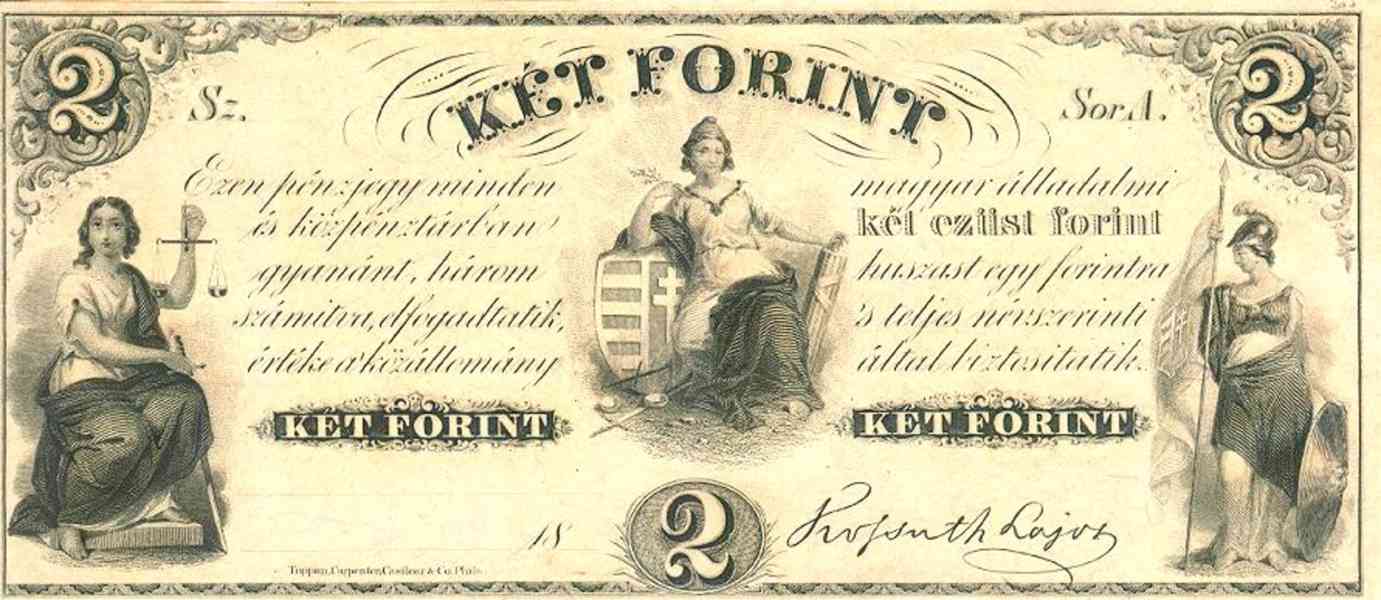 Bankovky revoluční vydání Košút - foto 2
