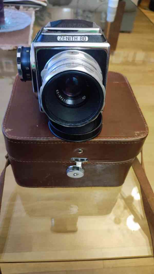 ZENITH 80 medium format camera+objektiv Industrar 29 r.57-72 - foto 2