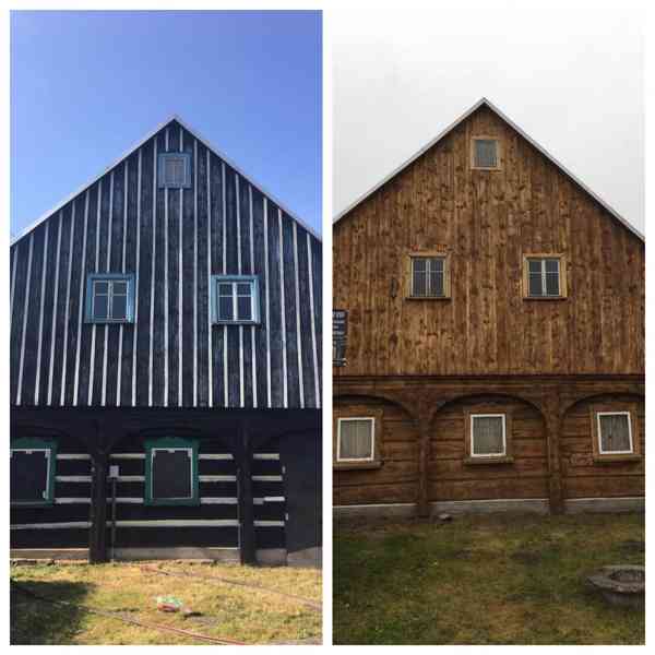 Mobilní pískování - roubenky (zevnitř i zvenku), cihla, kov - foto 3