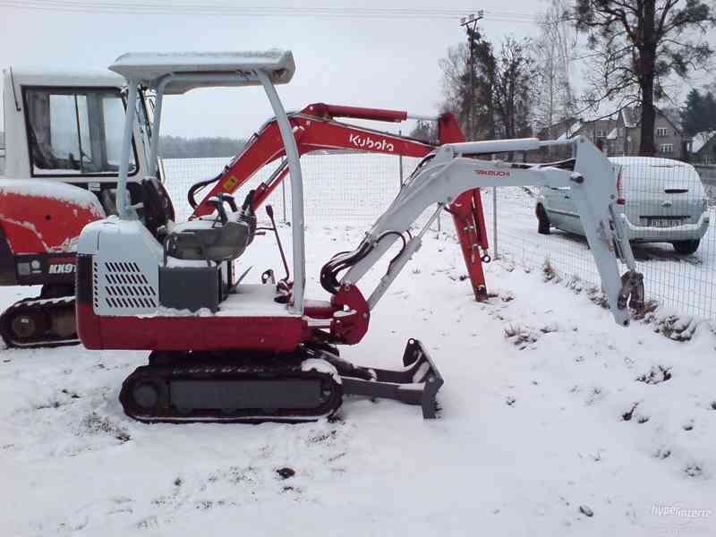 Minirypadlo, rypadlo, bagr, minibagr Takeuchi TB 014 - foto 1