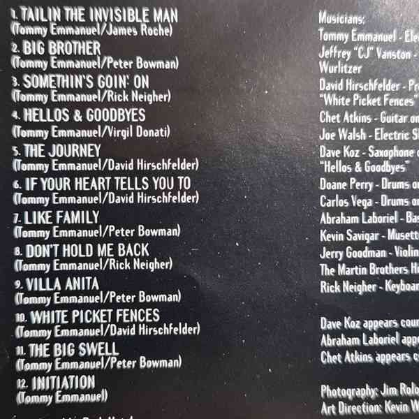 CD - TOMMY EMMANUEL / The Journey - foto 2