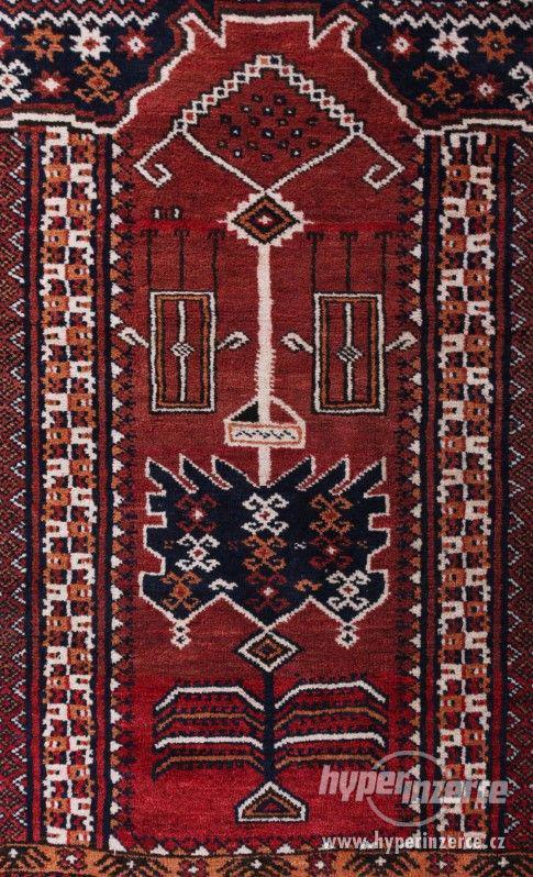 Afghánský koberec Kargahi. Vlna. 149 x 93 - foto 4