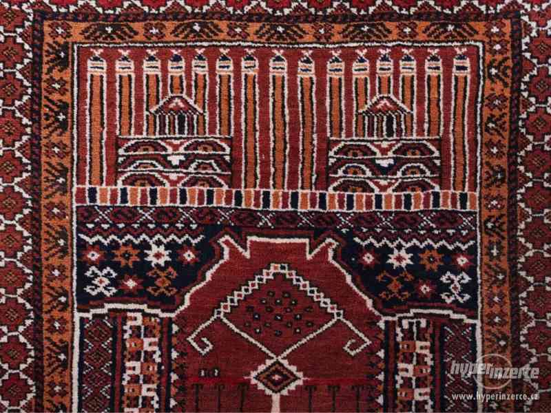 Afghánský koberec Kargahi. Vlna. 149 x 93 - foto 5