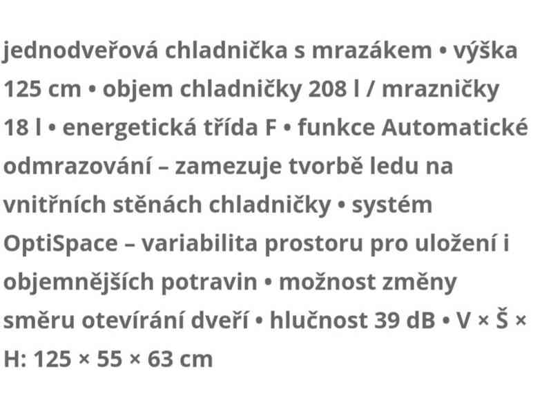 Lednička s mrazákem Electrolux, téměř nová! - foto 4