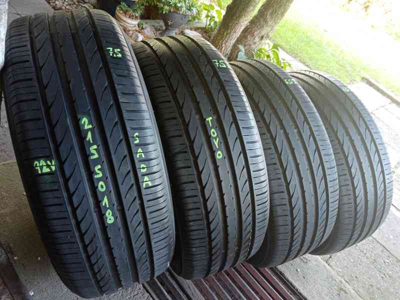 Letní pneu 4kusy 215/50/18 vzorek 99% TOYO - dobírka možná - foto 1