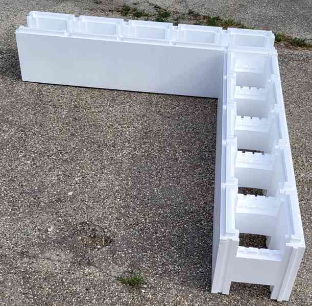 Polystyrenové tvárnice Porocell EcoBlock EPS30 125 х 25 х25 - foto 3