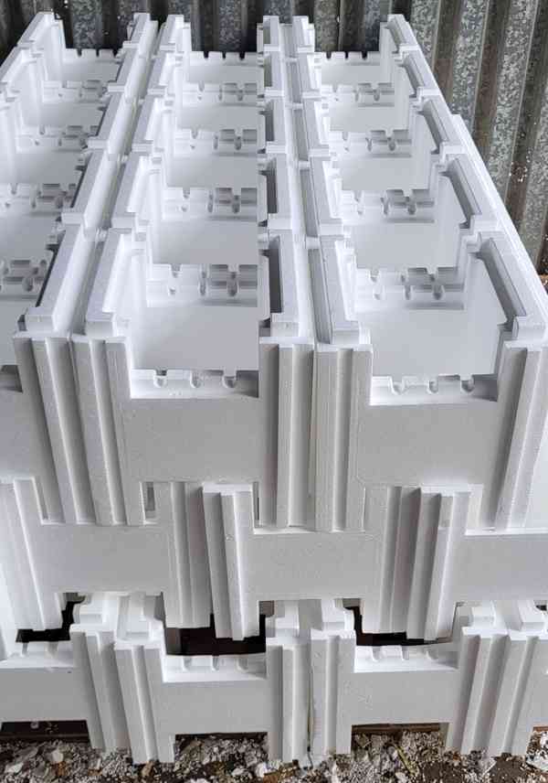 Polystyrenové tvárnice Porocell EcoBlock EPS30 125 х 25 х25 - foto 5