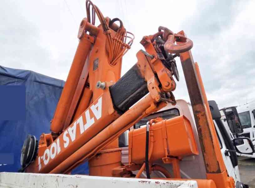 UNIMOG 4x4 sklápěč Mercedes +jeřáb Atlas 10tm/12m! - foto 5