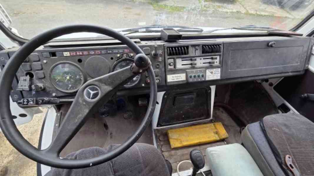 UNIMOG 4x4 sklápěč Mercedes +jeřáb Atlas 10tm/12m! - foto 14